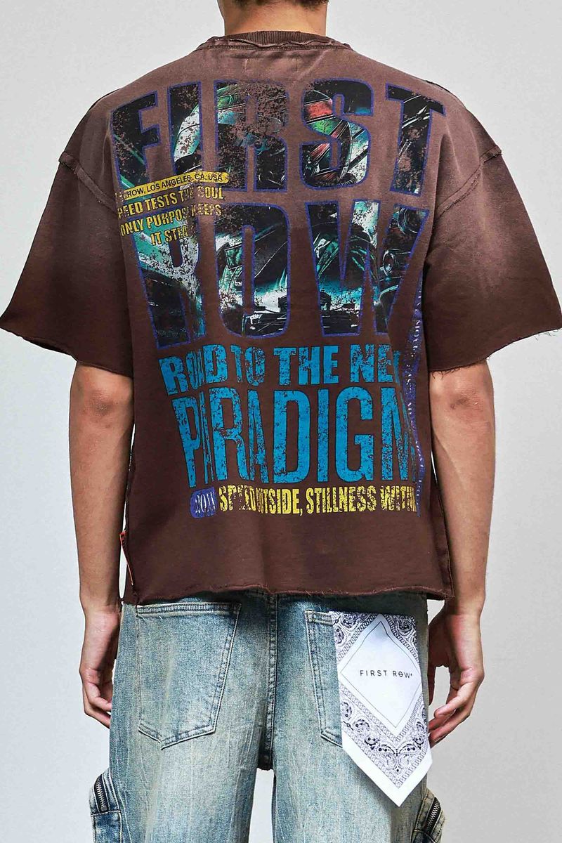 First Row New Paradigm Steady T-Shirt (Brown)