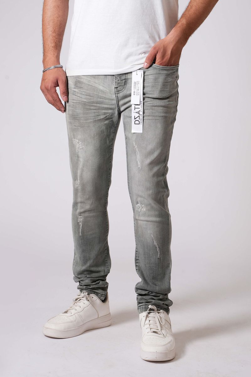 Disaster Super Stretch Denim - Slim Fit - Galaxy Grey (658)