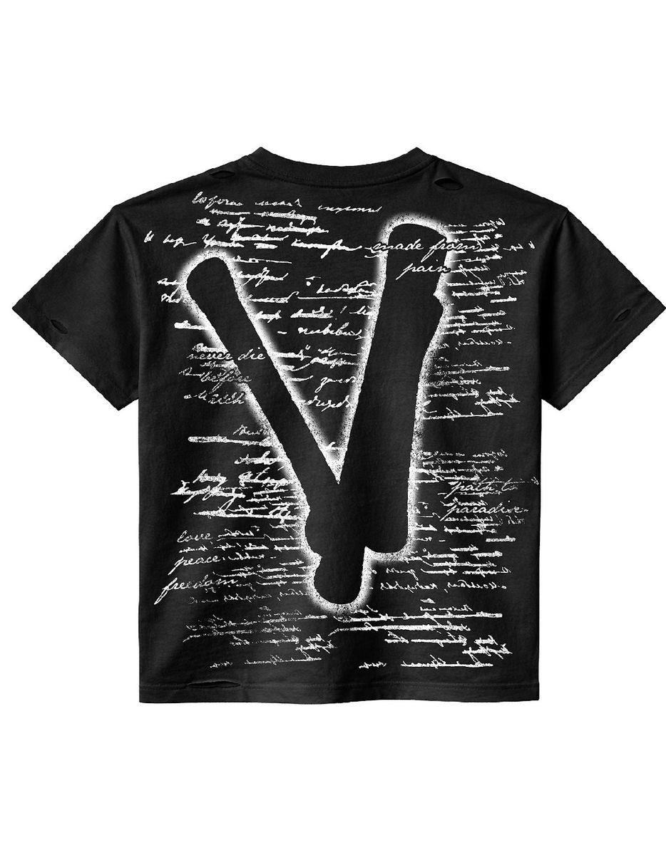Vtilted "Ghost " Black T-Shirt