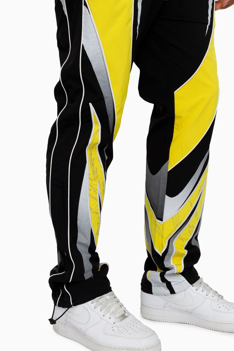 Smoke Rise Rising Colorblock Cyber Yellow Windbreaker Set