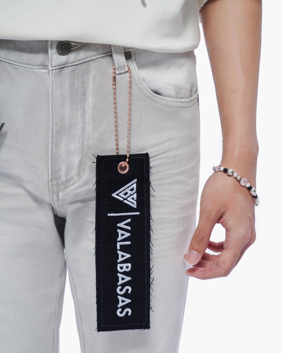 Valabasas "MR. FLEX" SNOW GREY WASH 4 WAY STRETCH SKINNY JEAN