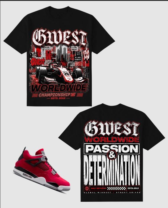 G West World Wide Championship Black /Red T-Shirt