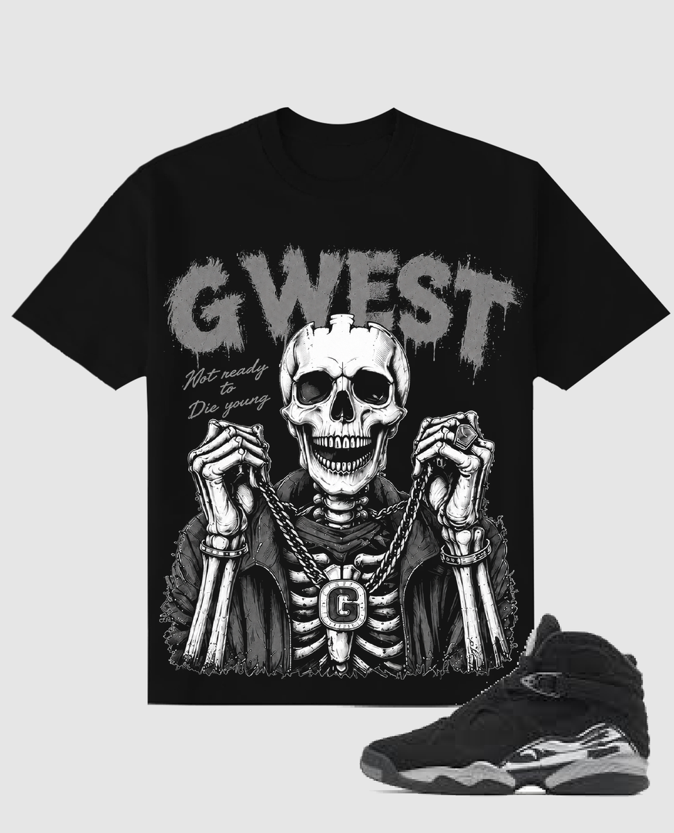 G West Grim Glory Black /Grey T-Shirt