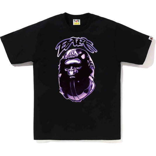 A Bathing Ape Bape “Graffiti” Black T-Shirt