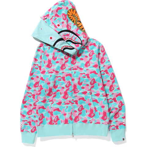 BAPE Miami Shark Full Zip Double Hoodie