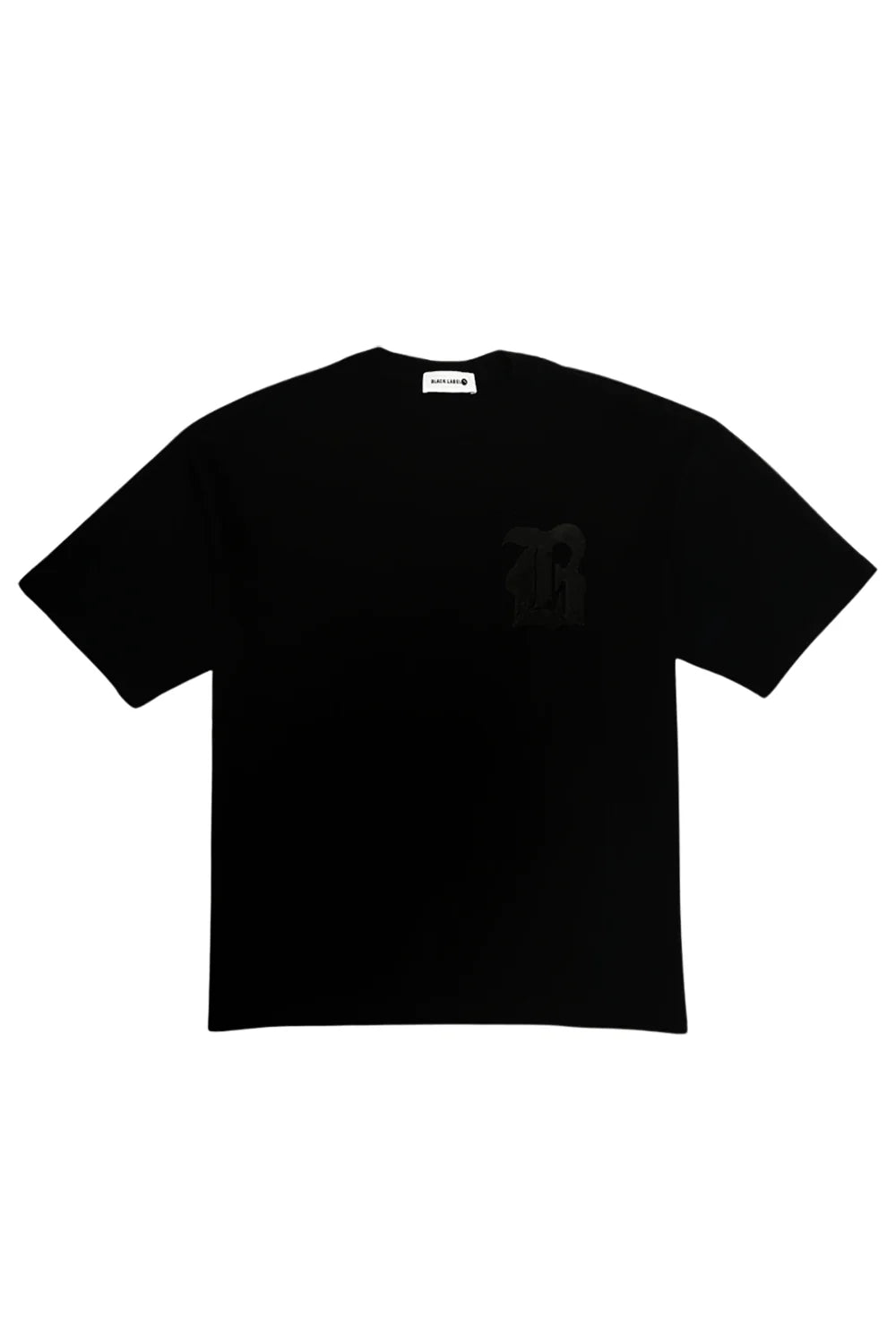 Rawyalty Men Black Label "Bling " Black/Black Blue T-Shirt