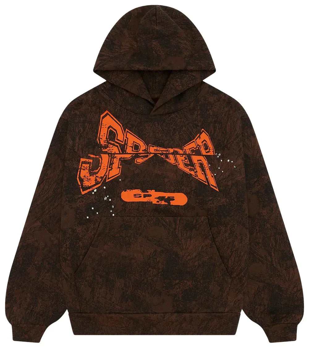 Spider Worldwide T&F Tree Hooded Sweatshirt Brown Camo