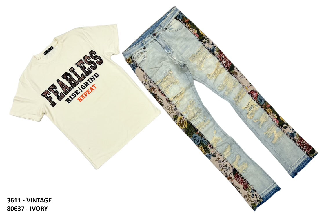 Focus Feraless Tapestry Ivory T-Shirt