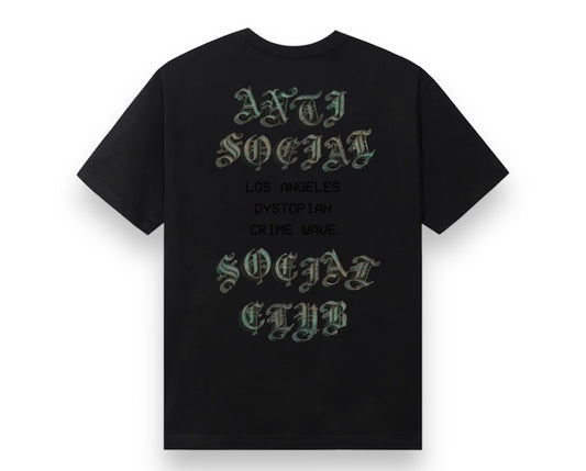 Anti Social Social Club "Club Patina" Black T-Shirt