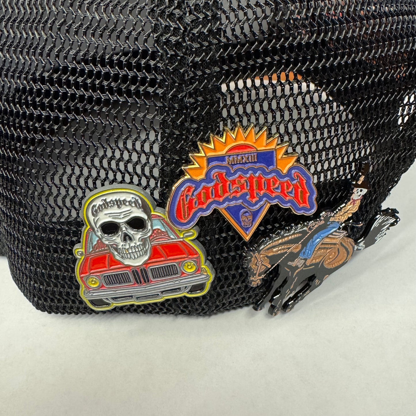Godspeed GS FOREVER TRUCKER HAT ( Black & Grey Reflective )