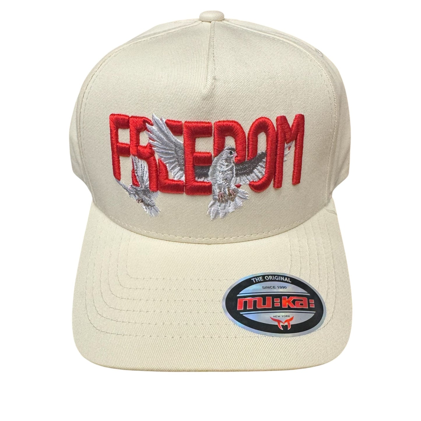 Muka Freedom Dove Ivory Snap Hat