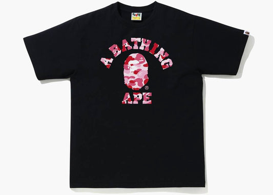 BAPE ABC Camo College Tee (SS21) Black/Pink