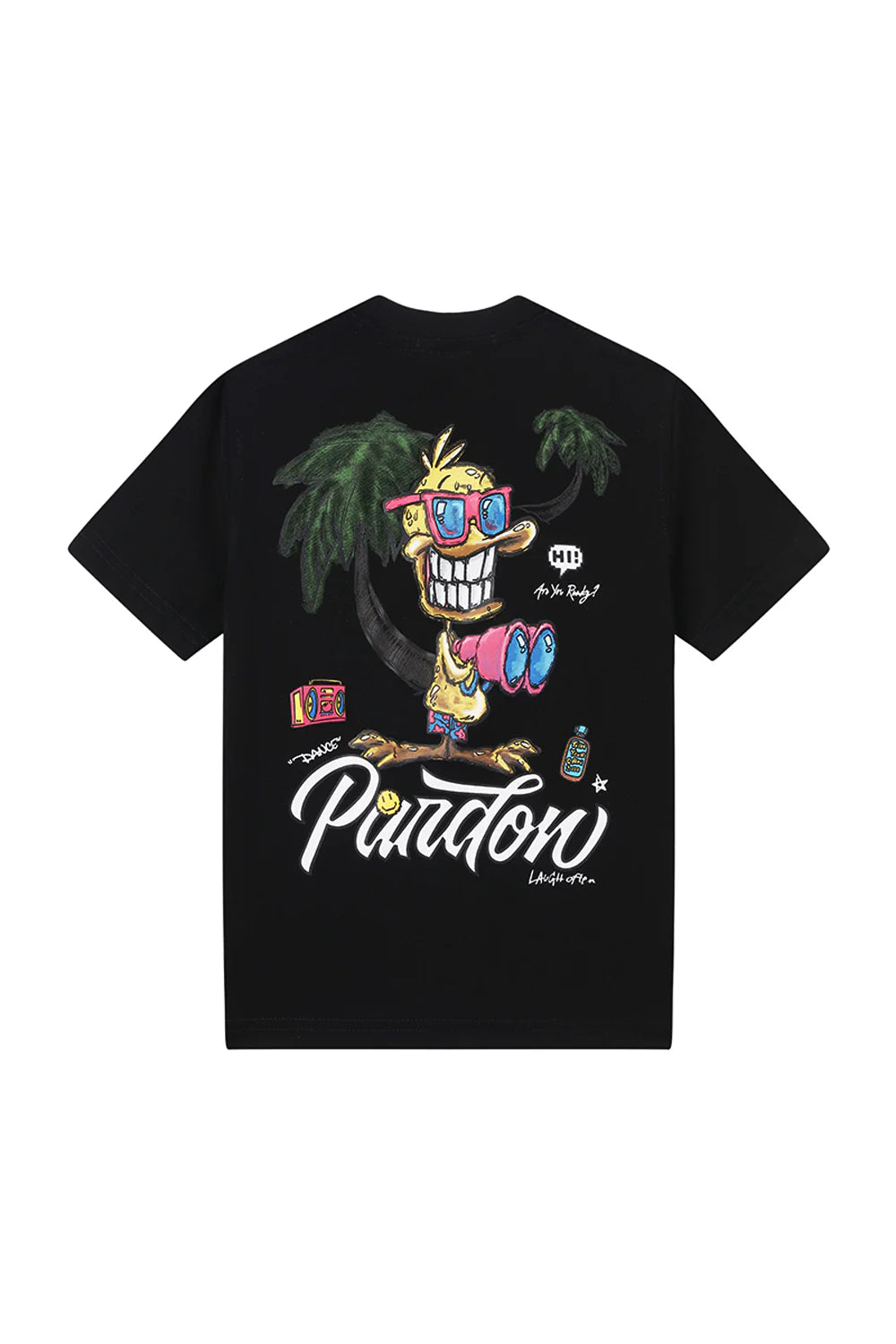 Black Label "PARDON" Black T-Shirt