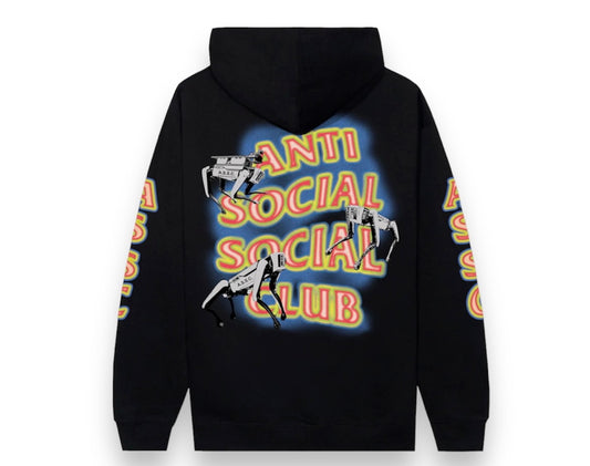 Anti Social Social Club "Cyber Dogs" Black Hoodie