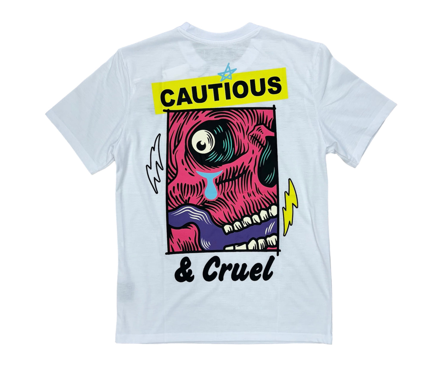 Rebel Minds Cautious & Caruel White R.Stone T-Shirt