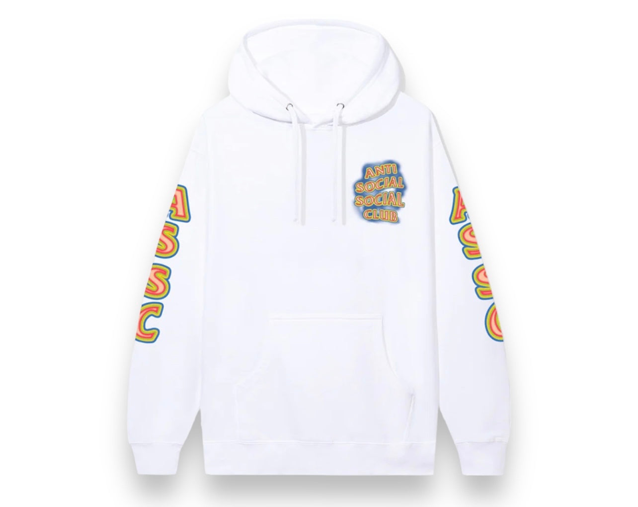 Anti Social Social Club "Cyber Dogs" White Hoodie