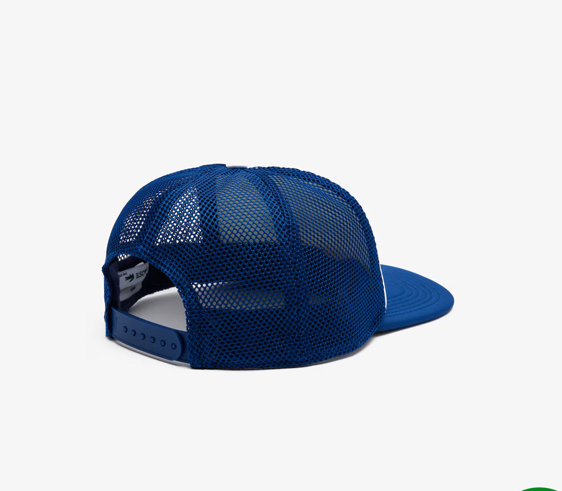 UNISEX PRINT TRUCKER BLUE CAP