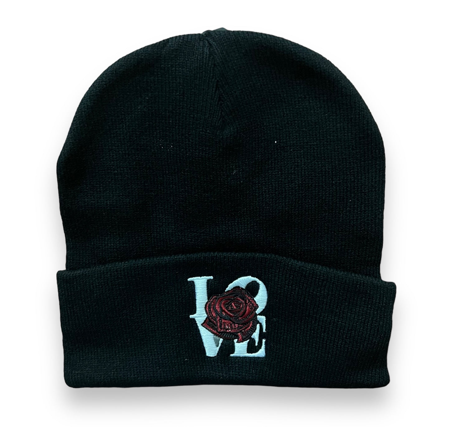 MUKA LOVE BEANIE HAT BLACK
