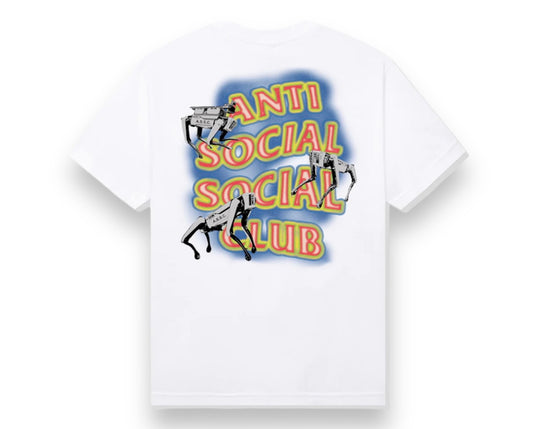 Anti Social Social Club "Cyber Dogs" White T-Shirt