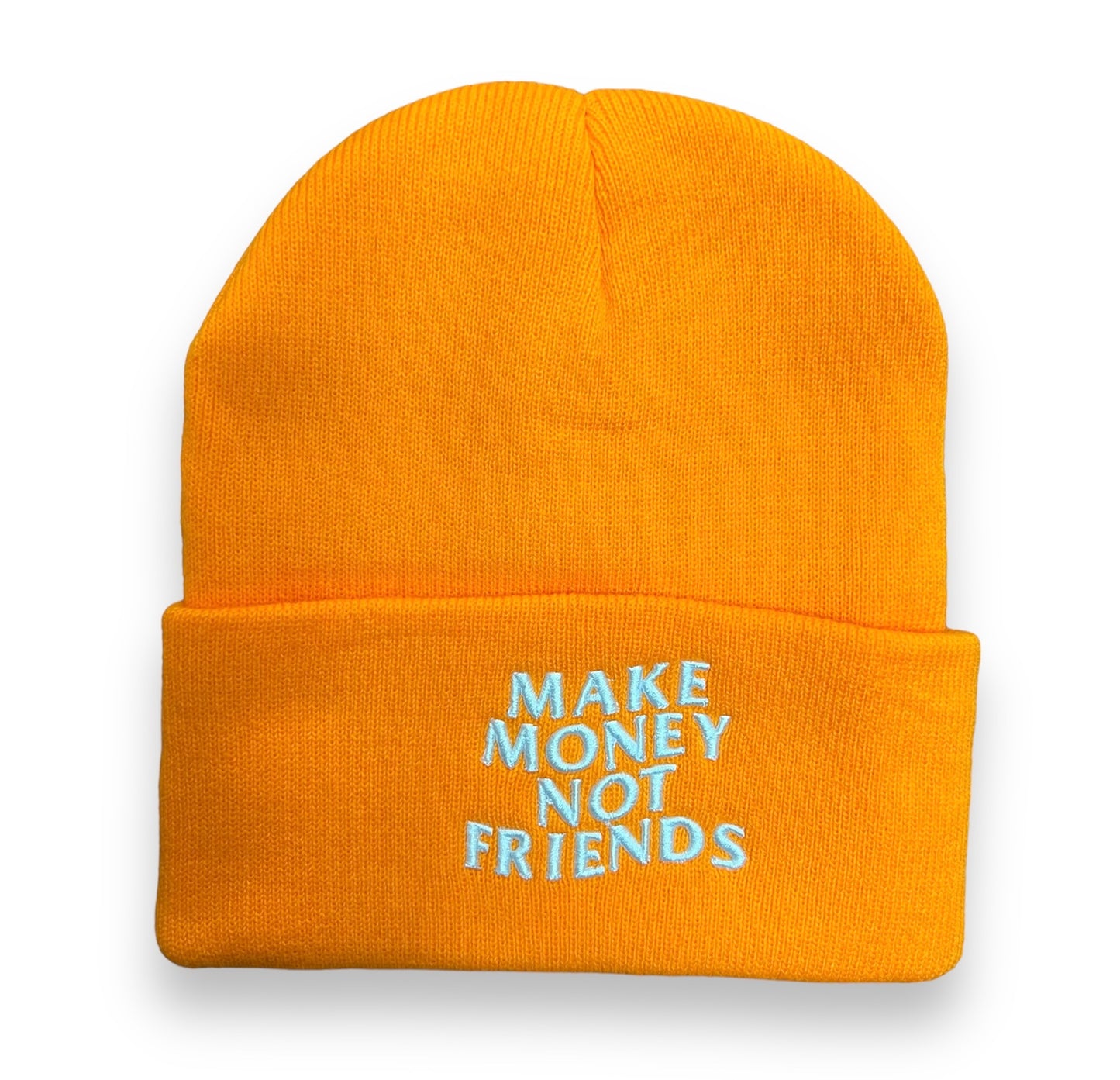 MUKA MAKE MONEY BEANIE HAT ORANGE