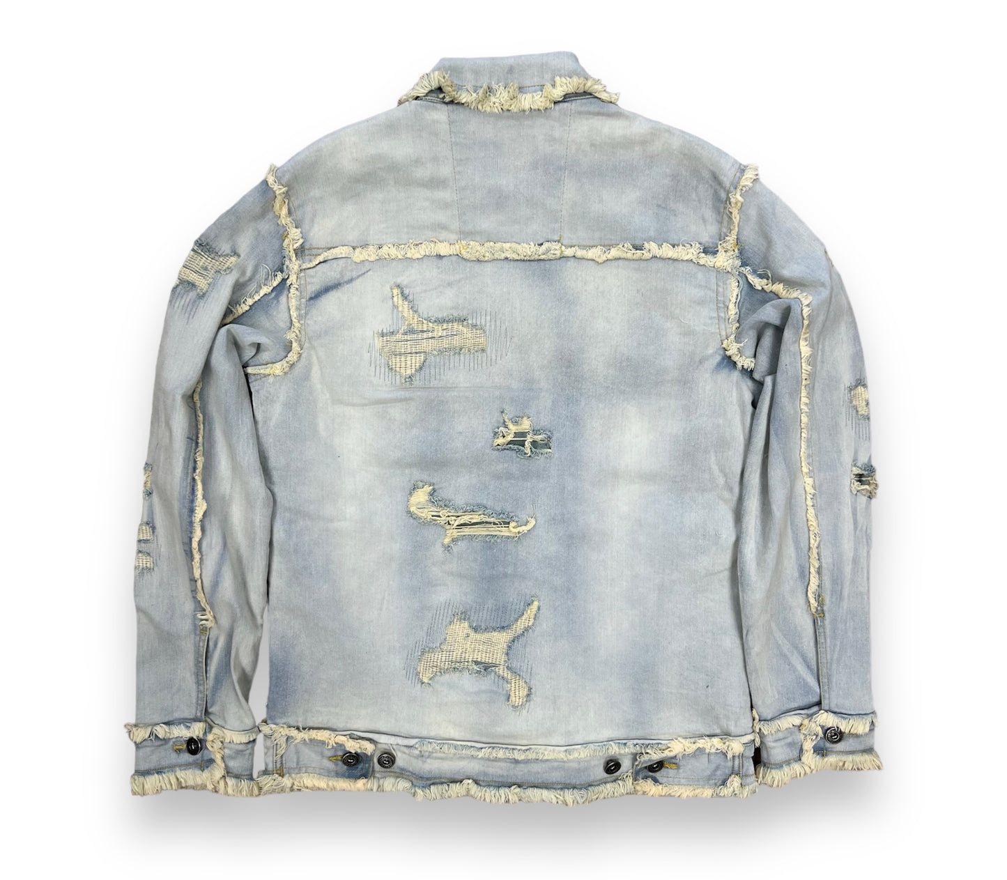 FOCUS HEAVY DSTRSSD VINTAGE DENIM JACKET