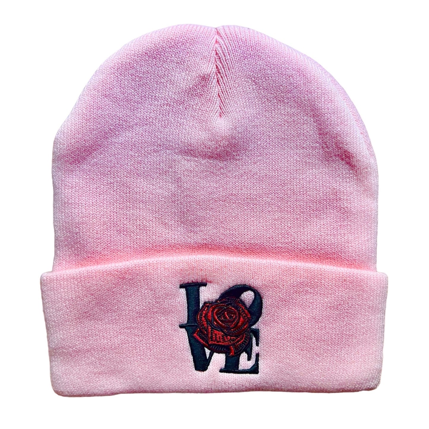 MUKA LOVE BEANIE HAT PINK