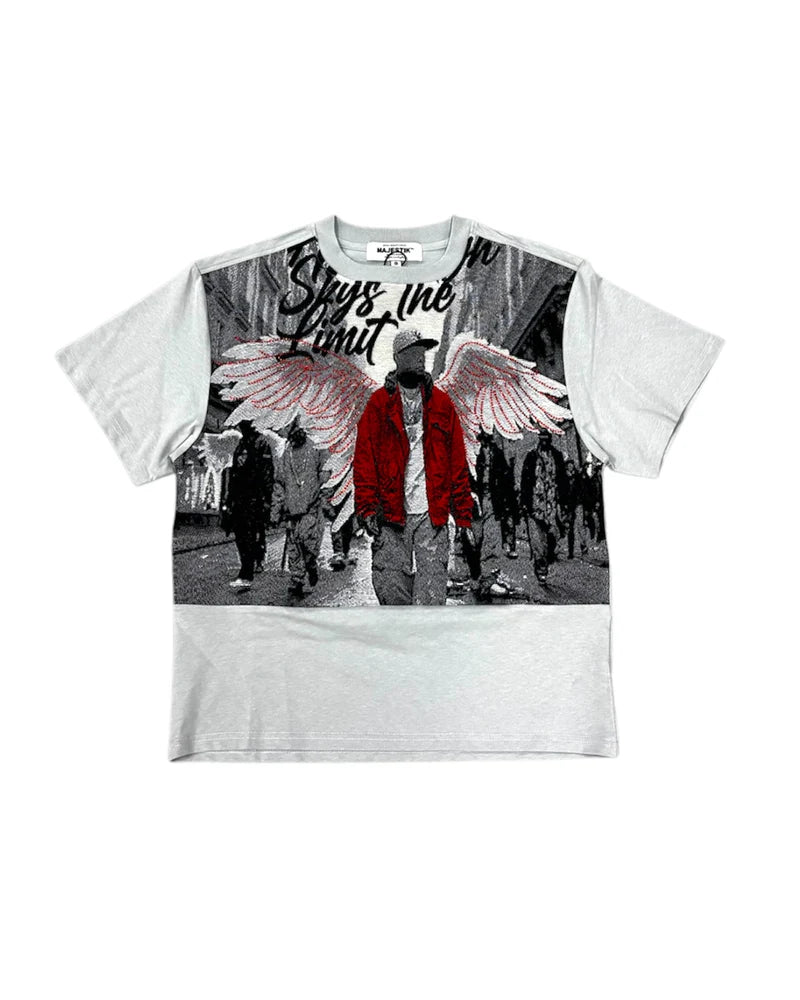 Majestik Spider Wing Tapestry Jacquard T-Shirt
