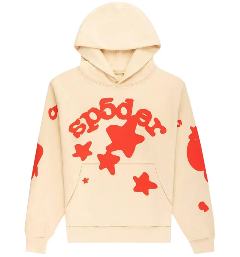 Spider Sp5der Beluga Hoodie Cream