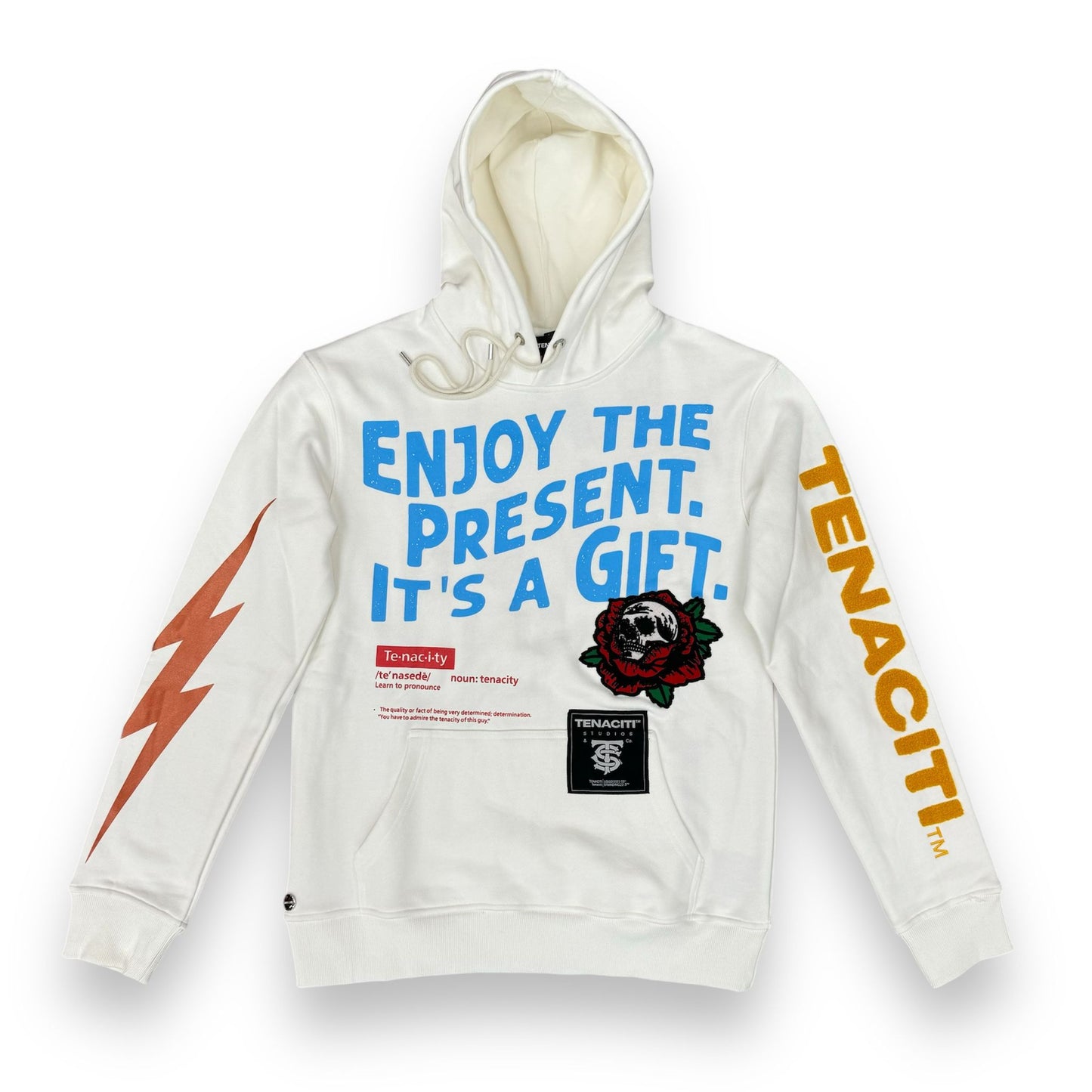 Tenaciti Enjoy White Hoodie