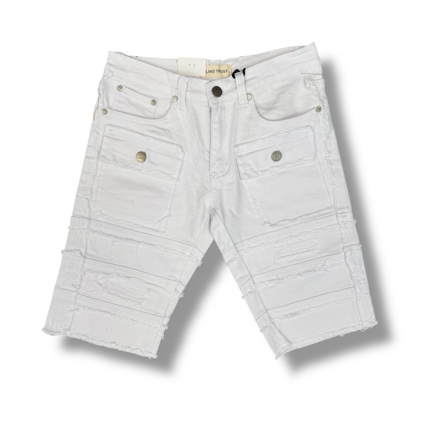 Blind Trust "White" Jeans Shorts