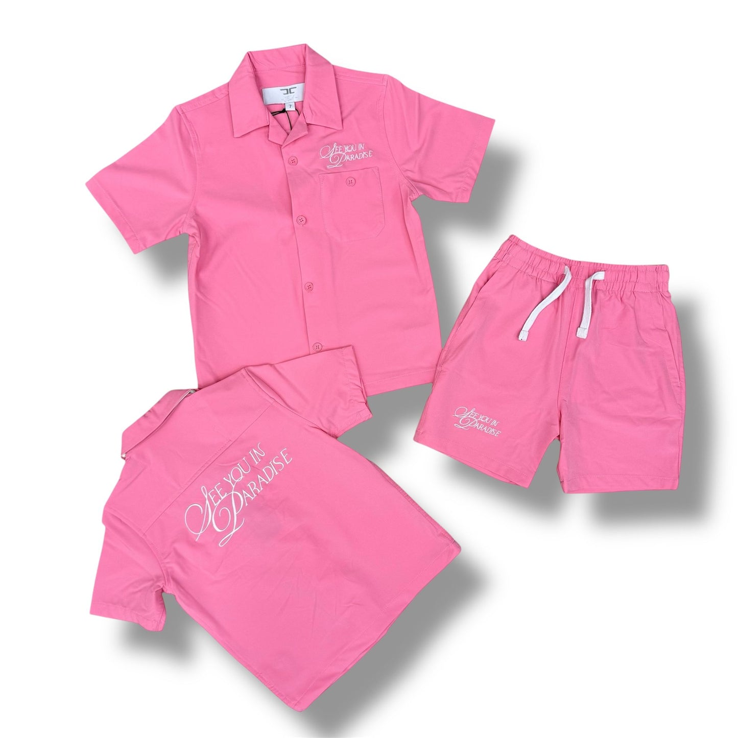 Jordan Craig Pink Short Set ( Boy's )