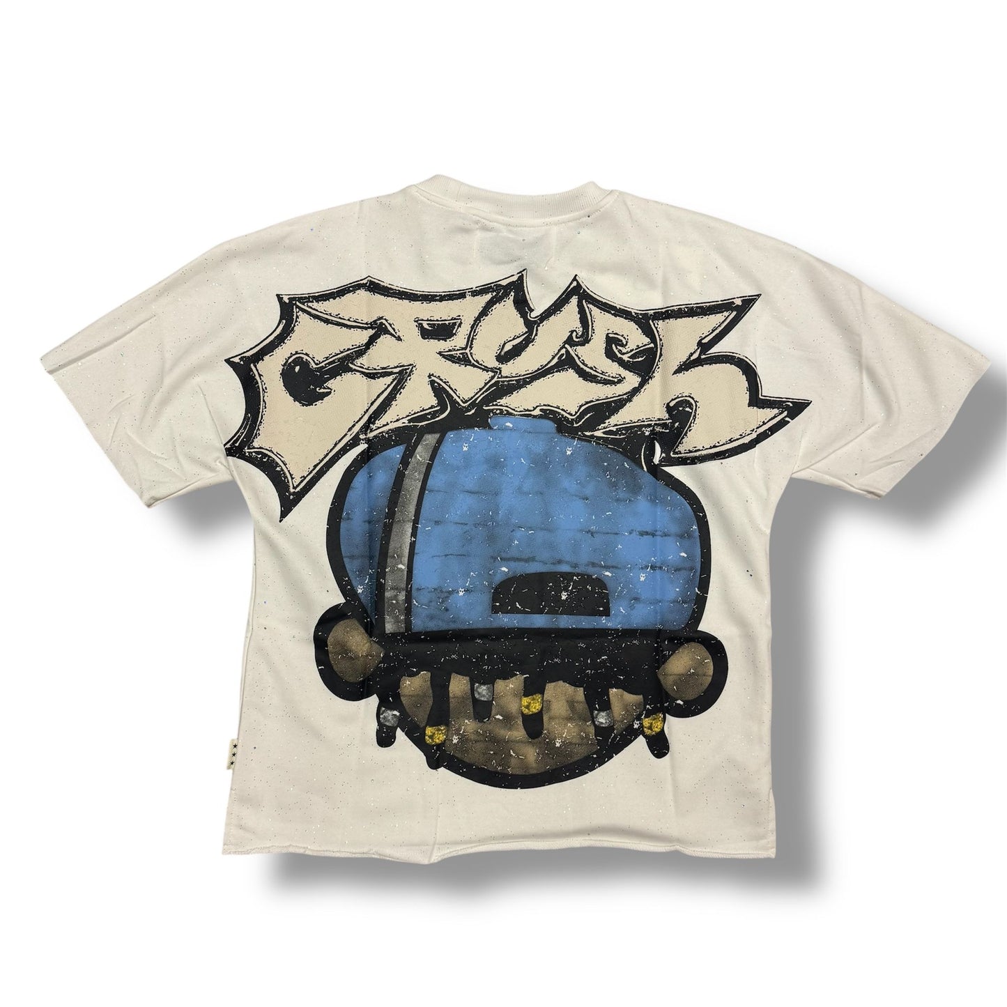 Bkys Crash Cropped White T-Shirt