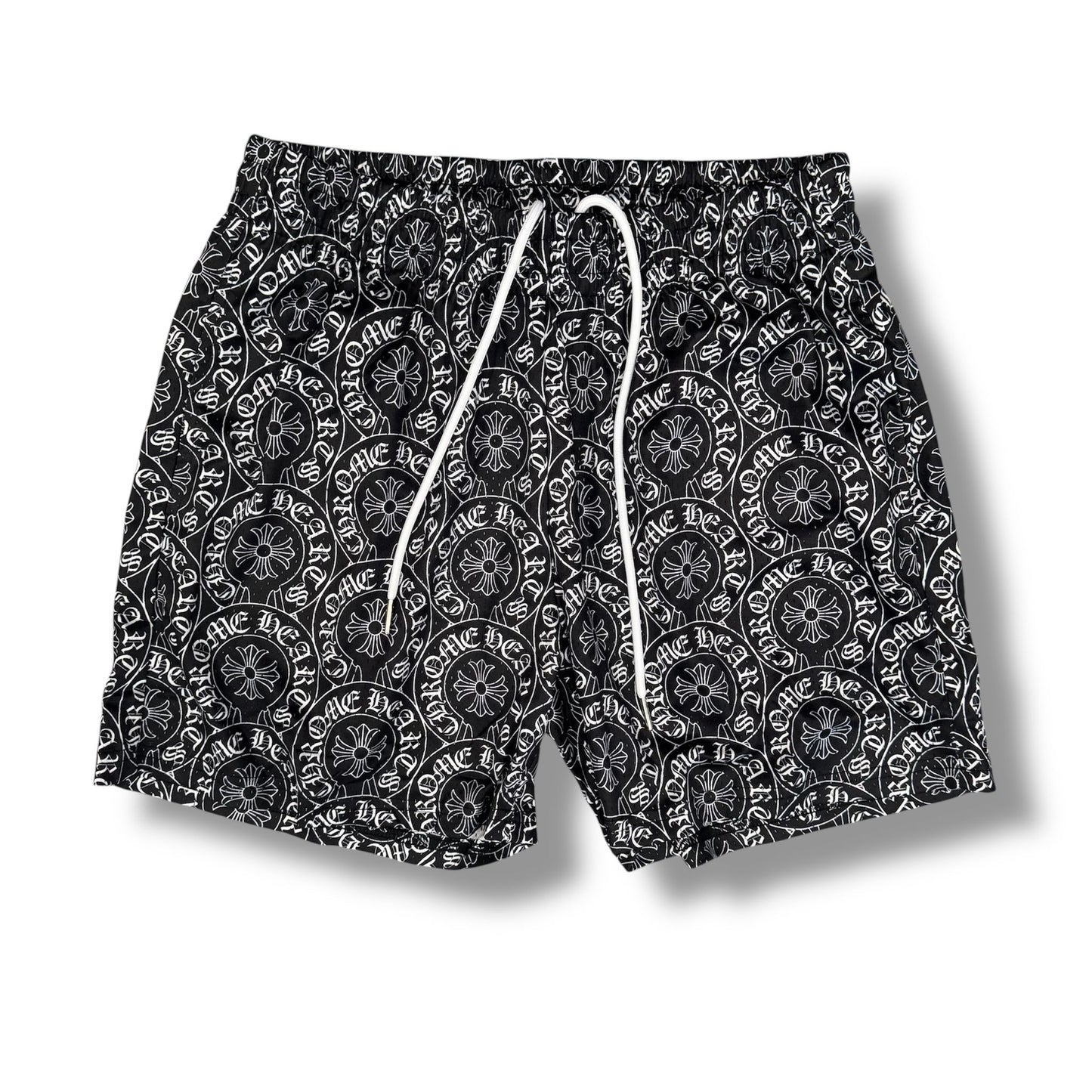 New Bara Royal Black/White Mesh Shorts