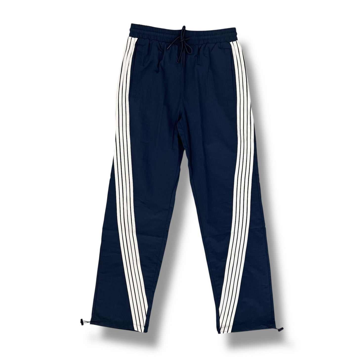 Rebel Minds Navy / White Stripe Nylon Track Pants