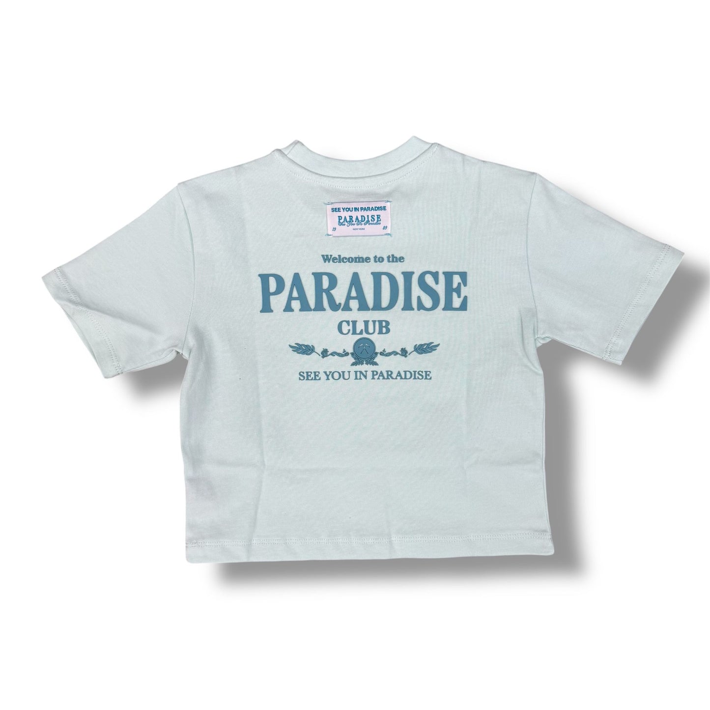 Jordan Craig High Density Cropped Costal Blue T-Shirts Boy's