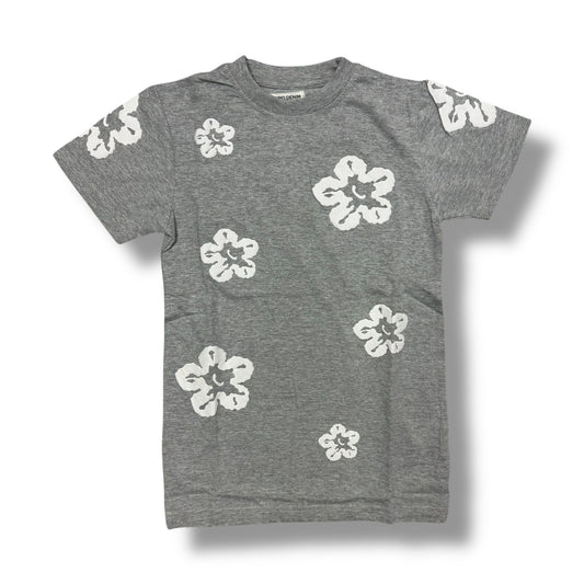 FWRD Tears Flowers Grey T-Shirt Boy's