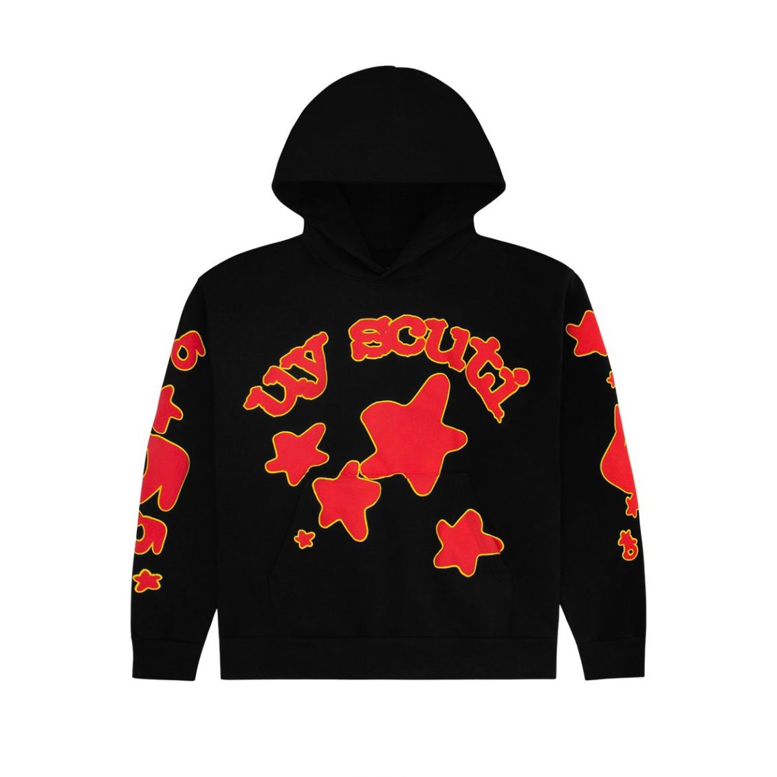 Sp5der X UY Scuti Box Set 3 " Black Hoodie "