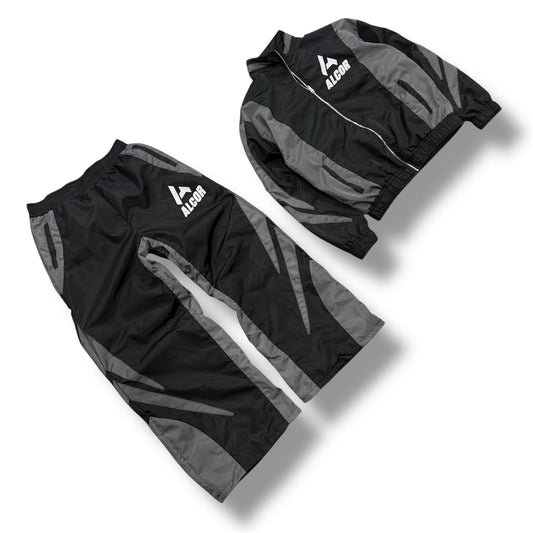 Alcor Nylon Baggy Jogger Set Black/Charcoal
