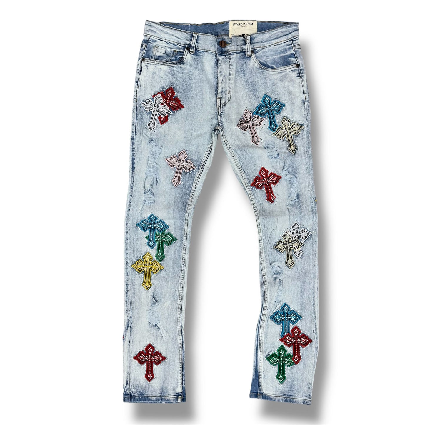 Fwrd Slim jeans Crystalized Ice Blue/Mullite