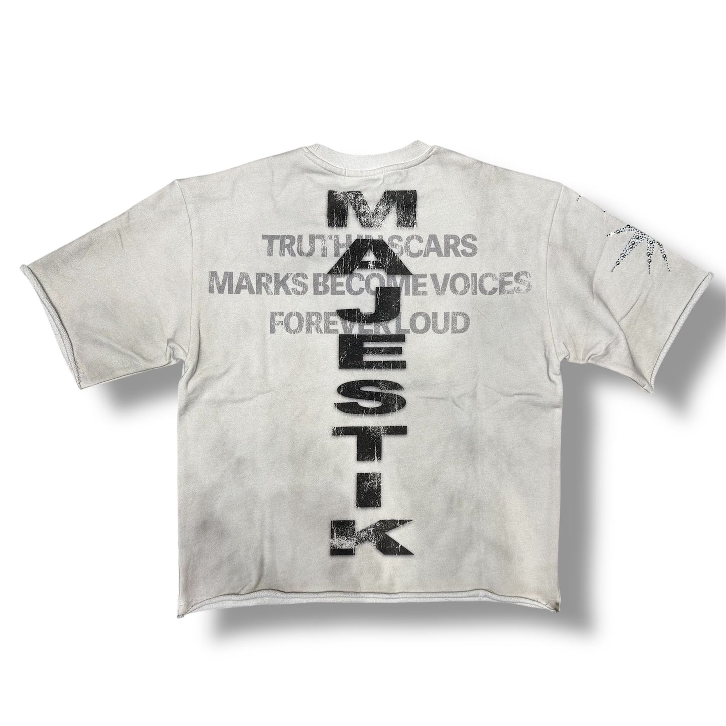 Majestik Sinners Dirty White F.Terry T-Shirt