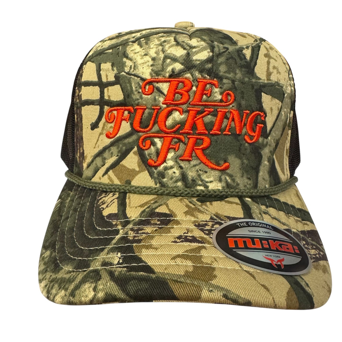 Muka Be Fucking Camo Snapback Hat