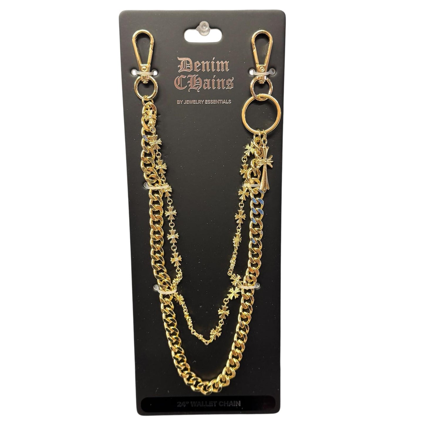 Double Jeans Chain 24" Gold (Wallet Chain) "215"