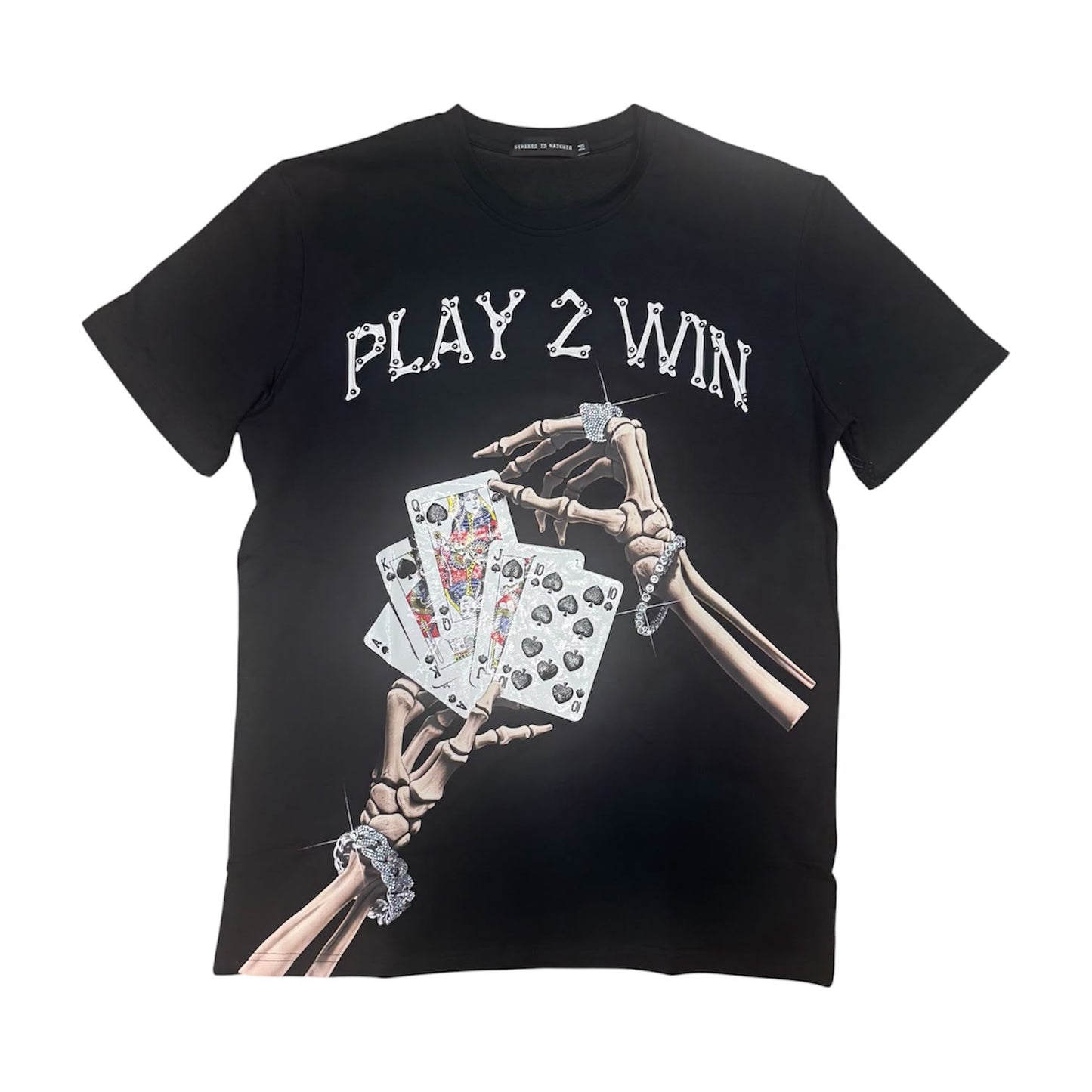 Streetz Watching Play To Win Black T-Shirt