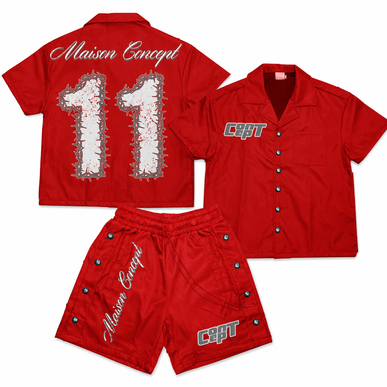 Concept "Concept 11 Short Set " Red