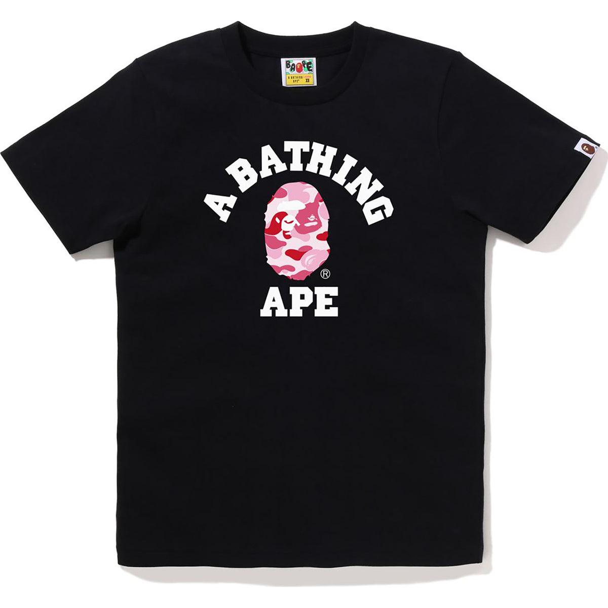 BAPE ABC Camo College Tee (SS25) Black/Pink
