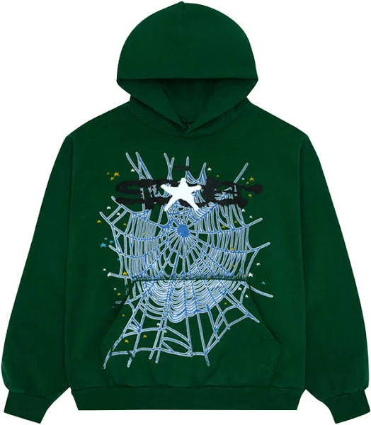 SP5DER Web Hoodie Hunter Green サイズ L Sp5der Web Hoodie Hunter Green – Underground Clothing