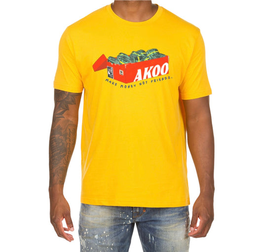 Akoo "Make Money" Gold T-Shirt