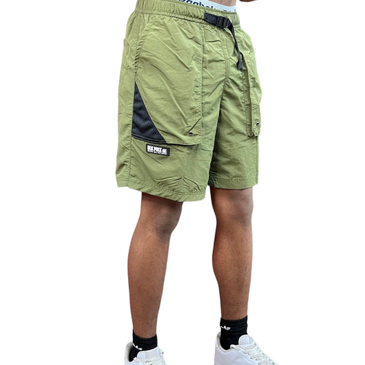 Black Pike Green Shorts
