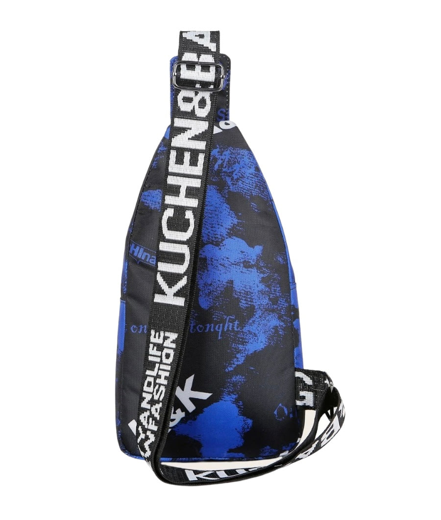 CROSS BODY BLUE&BLACK BAG