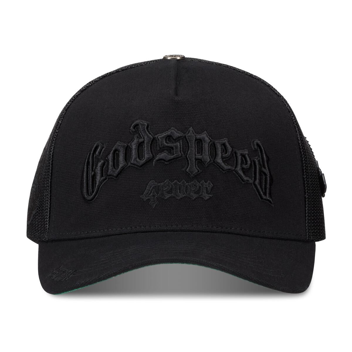 Godspeed GS FOREVER TRUCKER HAT (Black on Black)